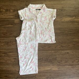 Lauren RL Monogrammed Pajama Set Size Small